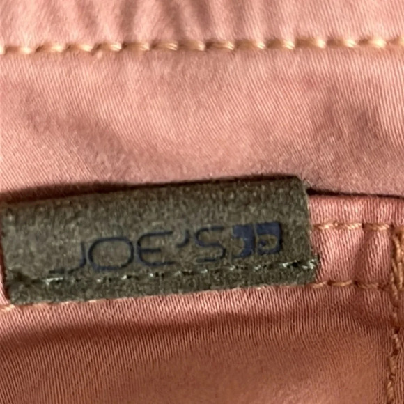 Joe's Jeans Kinetic Brixton Straight & Narrow Jeans in Salmon - NWOT - Size 38 - Picture 5 of 9